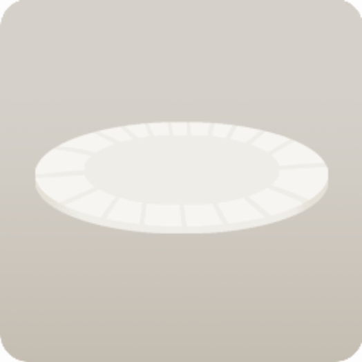 ミニ紙皿・ホワイト