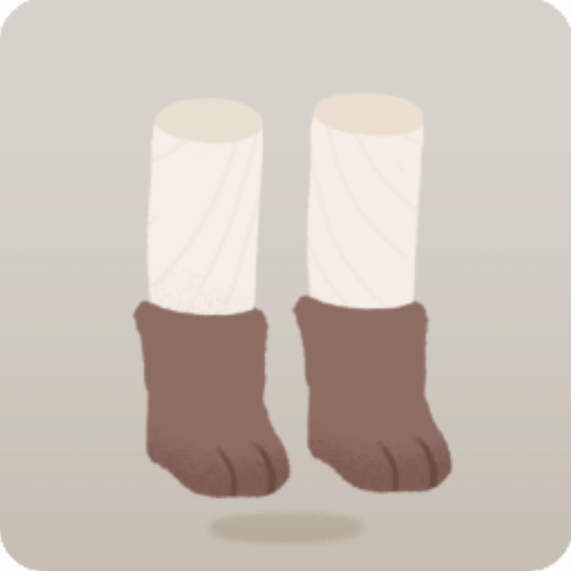 森のもふもふブーツ