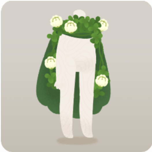 庭小人のマント