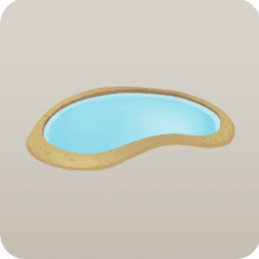 大きな水たまり