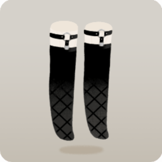 ガーターベルト黒ストッキング