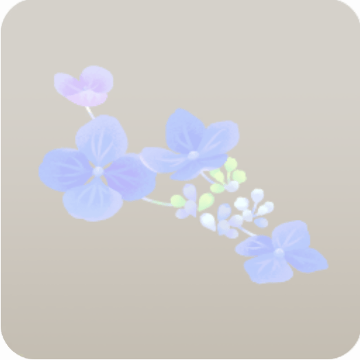 色混ざる紫陽花