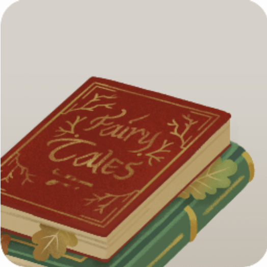 古びた物語の本