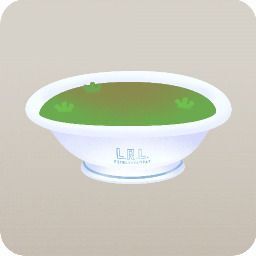 芝生が入ったお皿