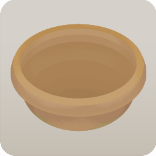 庭に置かれた鉢