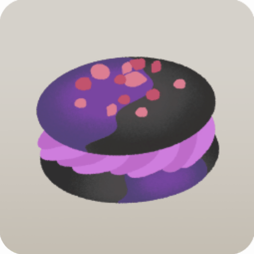 マカロン(ブラック)