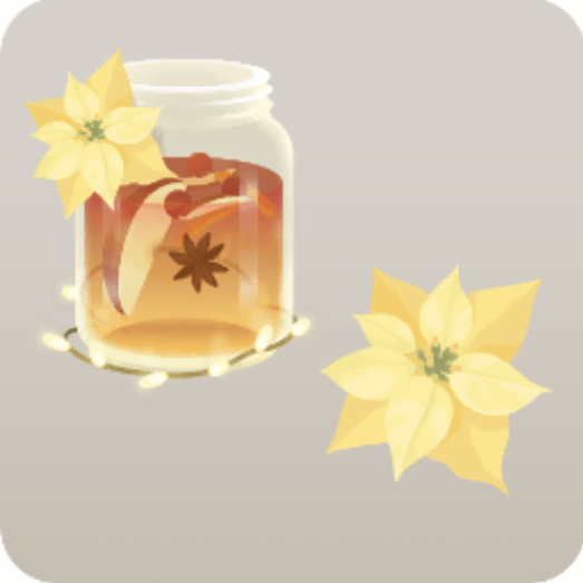 聖夜の特別なドリンクの木