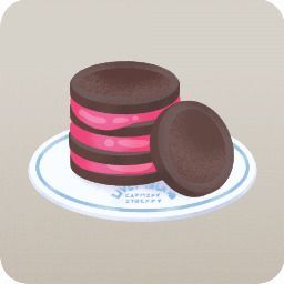 野苺ジャムのクッキータワー