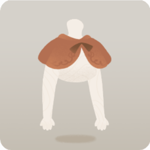 紅茶色のケープ