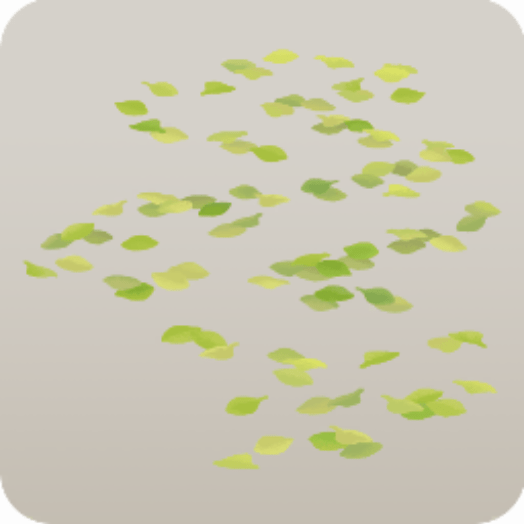 落ち葉でできた道