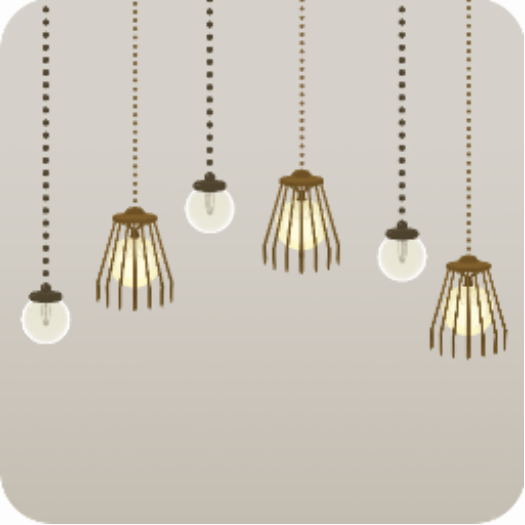 裸電球のライト