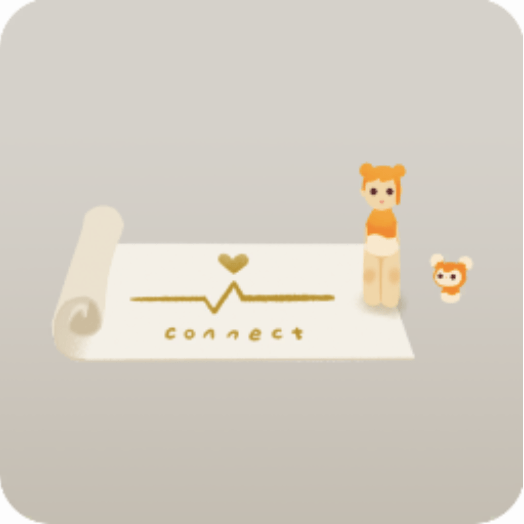 通心の図のミニチュア