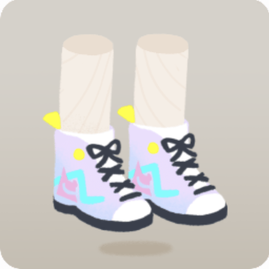 オーガモチーフスニーカー