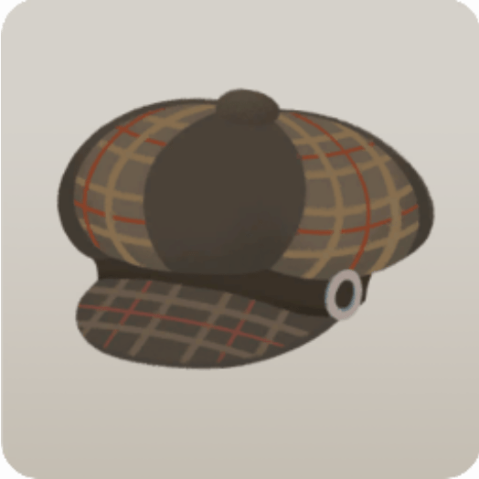 キャスケット帽・黒