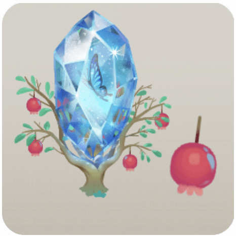 クリスタルの木