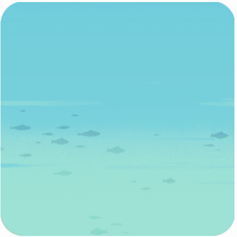 小魚の泳ぐ水面