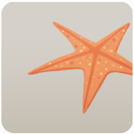 打ち上げられたヒトデ