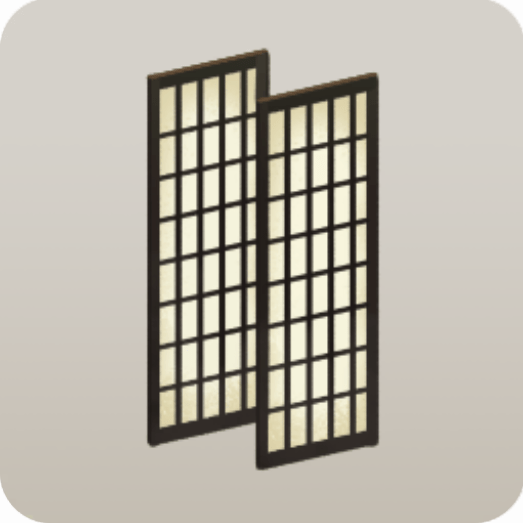 障子の間仕切り