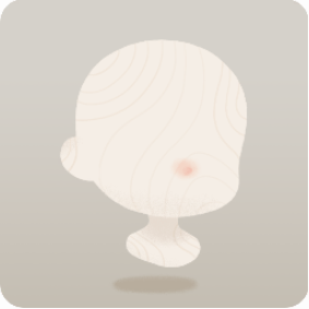 寒さでほんのり赤い鼻