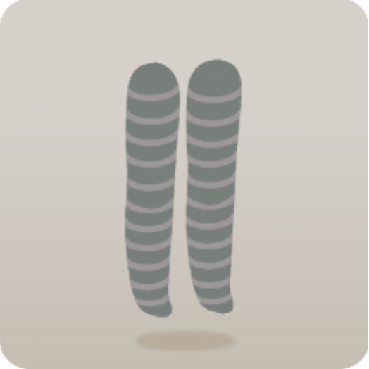 ドールストライプタイツ