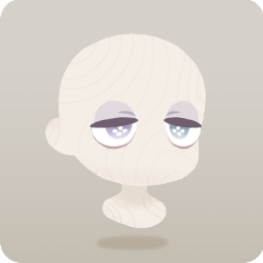 眠たげな紫陽花色の瞳