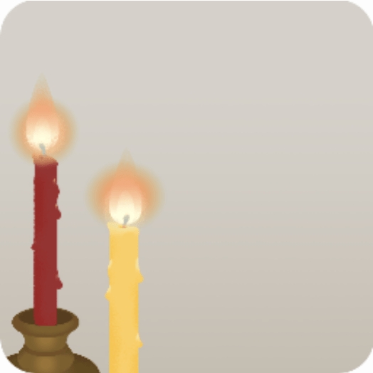 お部屋を灯すキャンドル