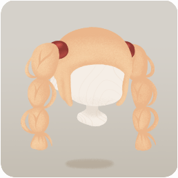 採集者の三つ編みヘア