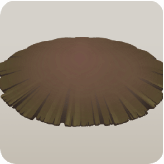 廃れた木の土台