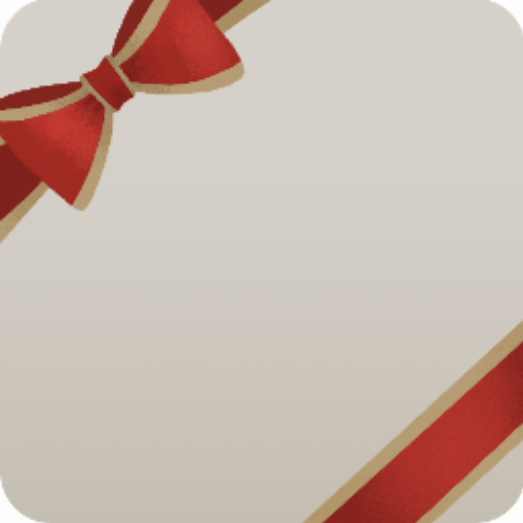 ハッピークリスマスリボンフレーム