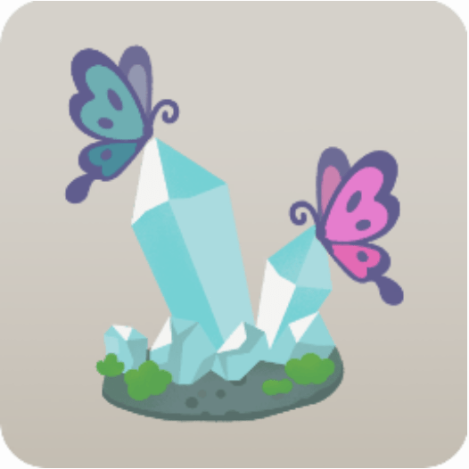 ドールハウスのブルークリスタル