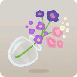 知恵の花の花瓶