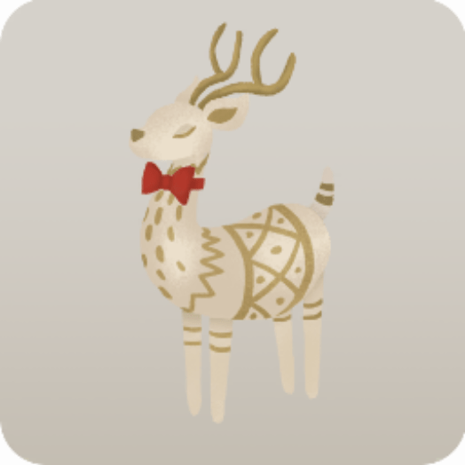 クリスマスオーナメント・シカ