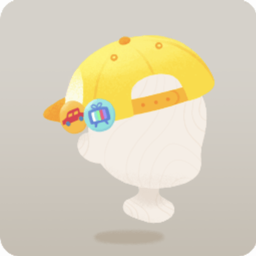 逆さ被りの野球帽