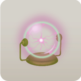 電気ボールピンク