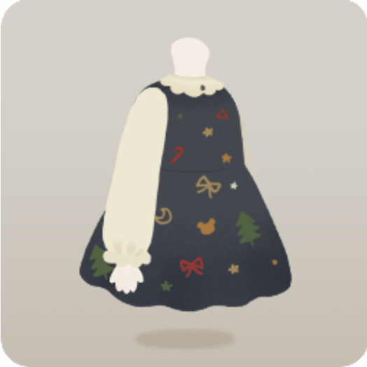 クリスマスパターンワンピ