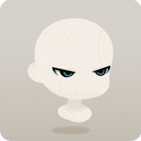 クールなつり目