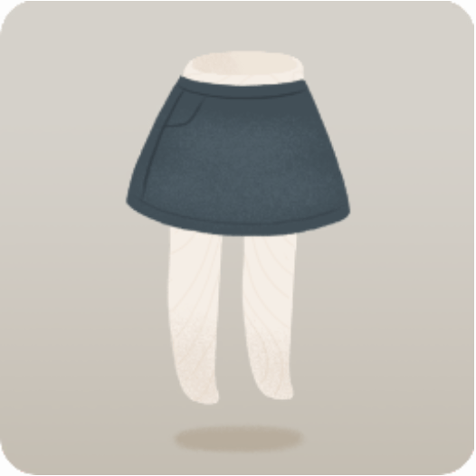 アットホームデニムスカート