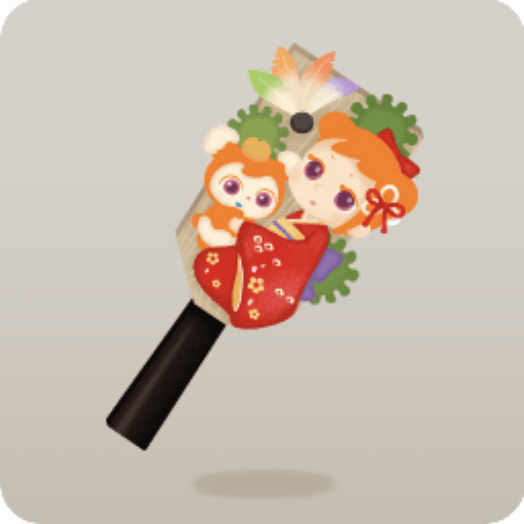 華やかな羽子板