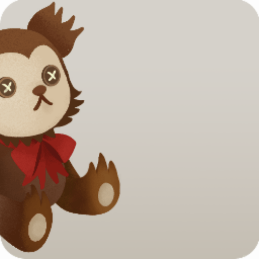 大きなクマのぬいぐるみ