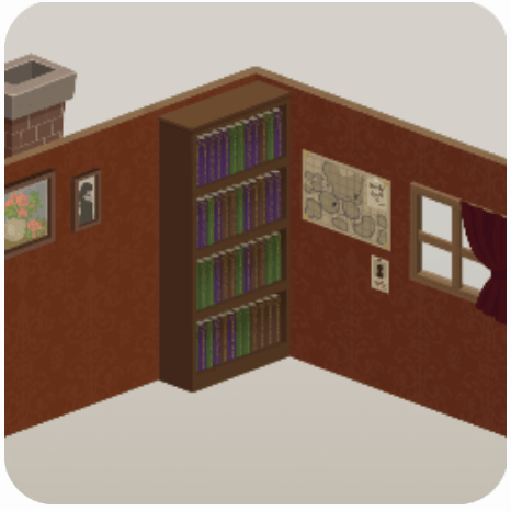 探偵事務所の壁