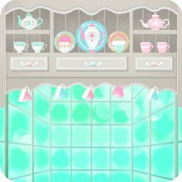 ティーポットの棚