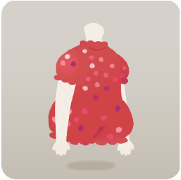 不思議な森の柘榴ワンピ