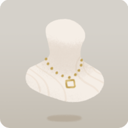 上品なネックレス