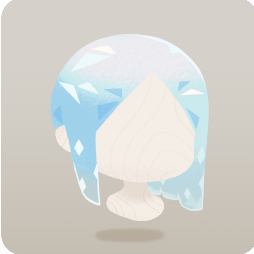 クリスタルの髪