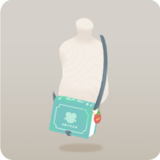 ブック型ショルダーバッグ