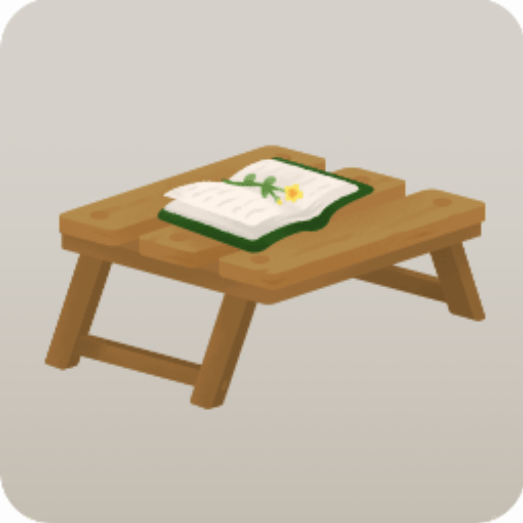 読書時間のテーブル