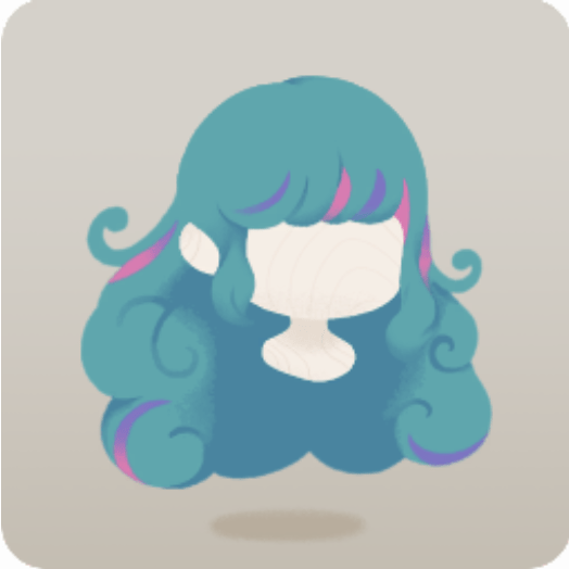 奇妙なお茶会のふんわりロングヘア