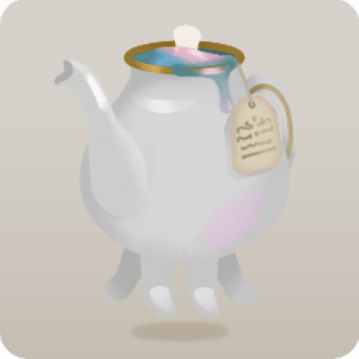 奇妙なお茶会のティーポットボディ