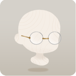 シンプルな眼鏡