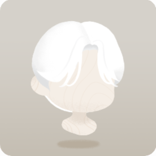 気だるげなホワイトヘア